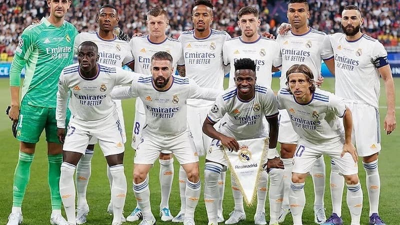 Đội tuyển Real Madrid sở hữu dàn các cầu thủ tài năng