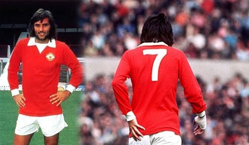 Số áo 7 gắn với huyền thoại bóng đá George Best